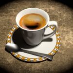 coffee, coffee cup, cup, still life, 3d, blender