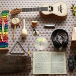 music, instruments, cymbals, ringtones keyboard, scores, old, castanets, harmonica, metronome, plate, play, instrument, rattle, marakas, triangle, microphone, remote, janczarki, ukulele, headphones, cont, metronome, ukulele, ukulele, ukulele, ukulele, ukulele