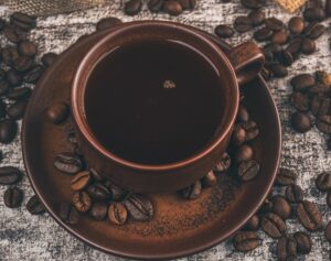 coffee, beans, mug, coffee beans, caffeine, coffee mug, coffee cup, top view